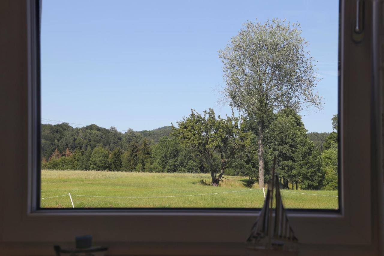 Auszeit Mit Weitblick In Der Saechsischen Schweiz - Kleiner Bauernhof Mit Tieren Und Wallbox Rathmannsdorf Екстер'єр фото
