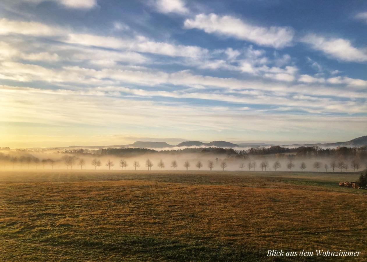 Auszeit Mit Weitblick In Der Saechsischen Schweiz - Kleiner Bauernhof Mit Tieren Und Wallbox Rathmannsdorf Екстер'єр фото